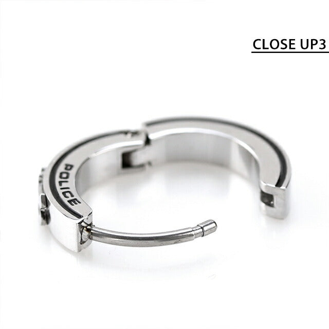 ポリス ピアス メンズ ブランド ステンレススチール フープ 片耳用 26399ESS01 シルバー アクセサリー 26399ESS01