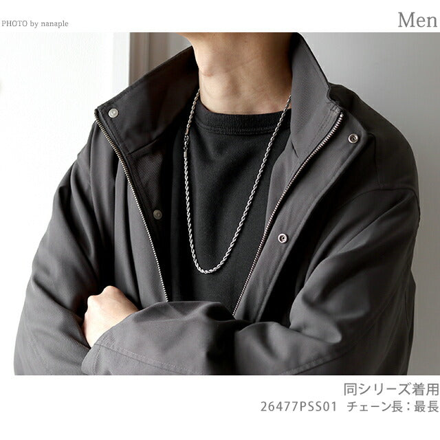 ポリス ネックレス メンズ ブランド N DURBUY ステンレス 26477PSS01 シルバー ジュエリー 26477PSS01