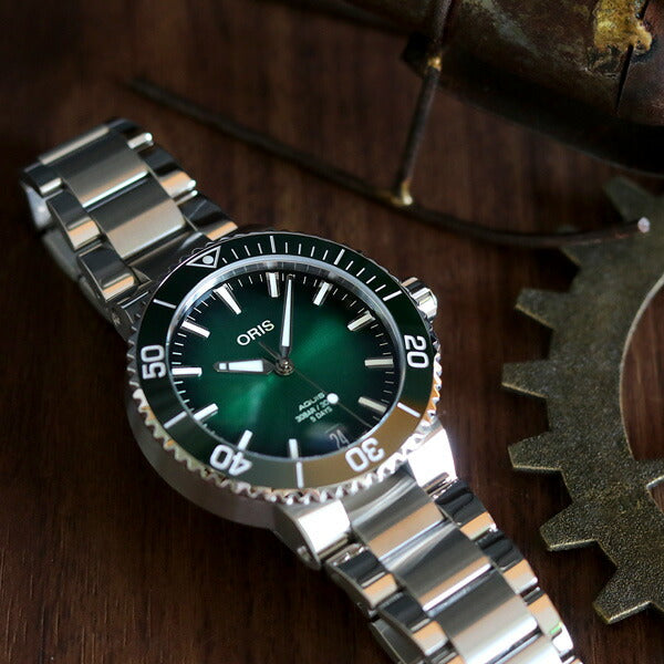 オリス 腕時計 アクイス デイト キャリバー400 41.5mm 01 400 7769 4157-07 8 22 09PEB ORIS 時計 自動巻き 新品 400-7769-4157M