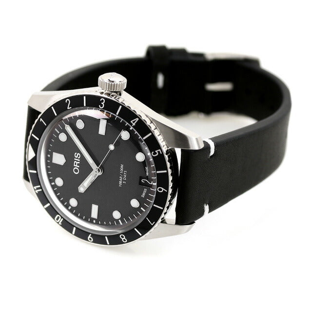 オリス 腕時計 ダイバーズ 65 12H キャリバー400 40mm 01 400 7772 4054-07 5 20 82 ORIS 時計 自動巻き 新品 400-7772-4054LBK