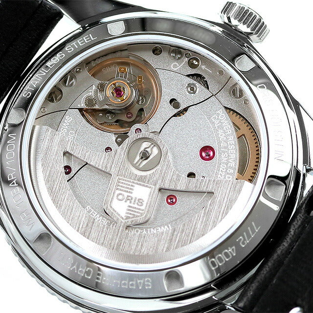 オリス 腕時計 ダイバーズ 65 12H キャリバー400 40mm 01 400 7772 4054-07 5 20 82 ORIS 時計 自動巻き 新品 400-7772-4054LBK