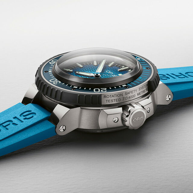 オリス 時計 アクイス プロ キャリバー400 49.5mm 01 400 7777 7155-Set ORIS 腕時計 自動巻き チタン 新品 400-7777-7155SET