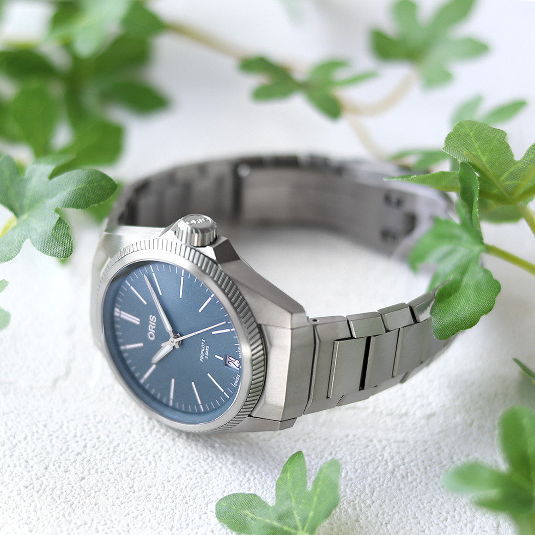 オリス 腕時計 プロパイロット X キャリバー400 39mm 01 400 7778 7155-07 7 20 01TLC ORIS 時計 自動巻き チタン 新品 400-7778-7155MB