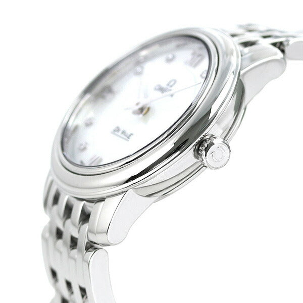オメガ OMEGA デビル プレステージ 24.4mm ダイヤモンド 424.10.24.60.55.001 レディース 腕時計 ホワイトシェル 新品 424-10-24-60-55-001