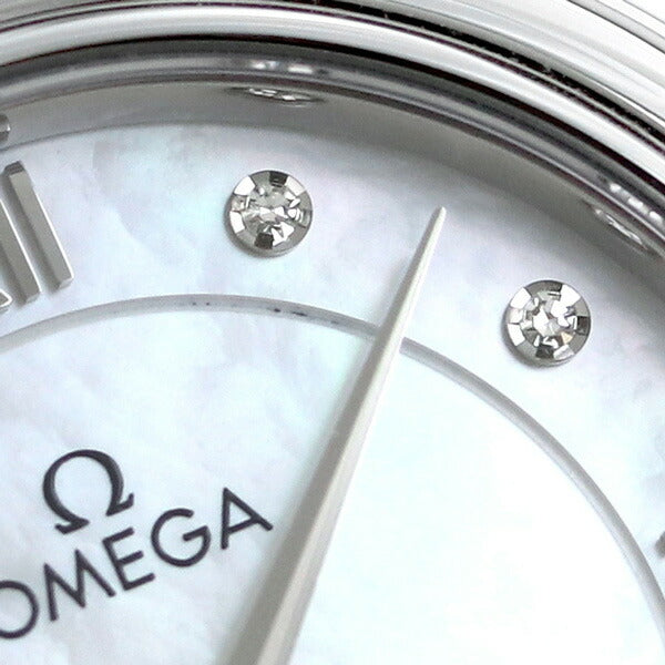オメガ OMEGA デビル プレステージ 24.4mm ダイヤモンド 424.10.24.60.55.001 レディース 腕時計 ホワイトシェル 新品 424-10-24-60-55-001