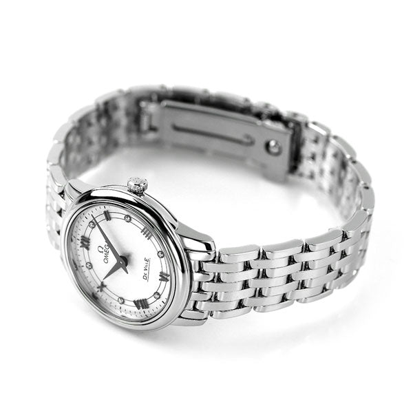 オメガ デビル プレステージ クオーツ ダイヤモンド スイス製 レディース 424.10.27.60.52.002 OMEGA 腕時計 424-10-27-60-52-002