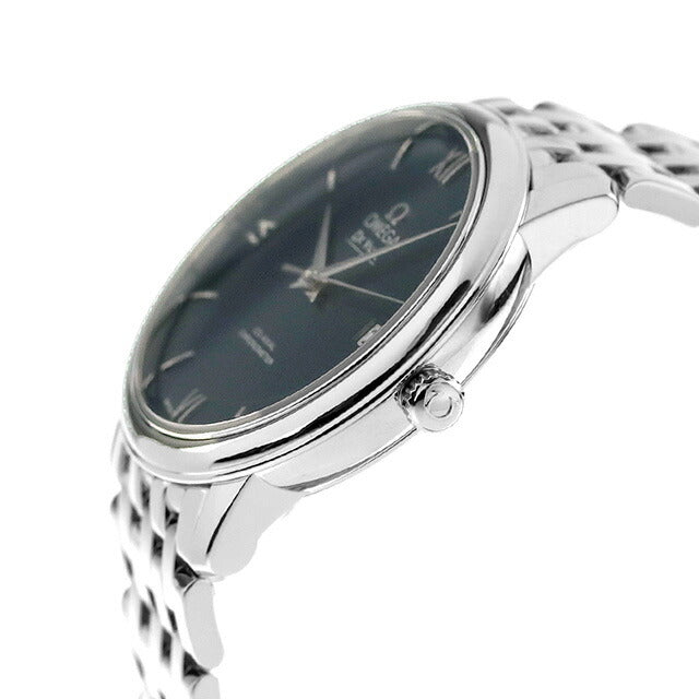 オメガ デビル プレステージ コーアクシャル 36.8MM 424.10.37.20.03.001 OMEGA 腕時計 ブランド ネイビー 新品 時計 メンズ 424-10-37-20-03-001