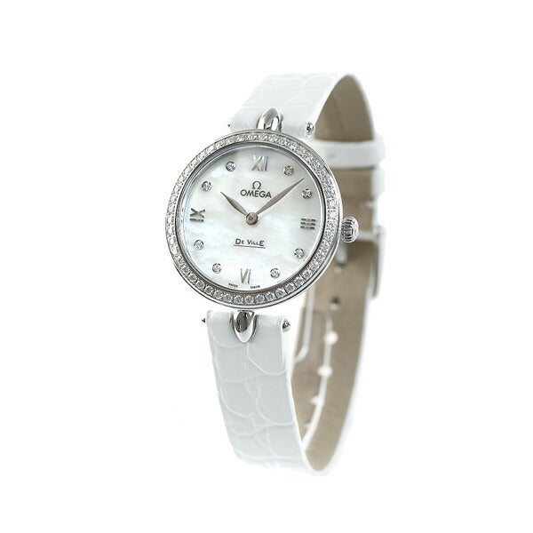 オメガ 時計 デビル プレステージ デュードロップ 27mm ダイヤモンド 424.18.27.60.55.001 レディース OMEGA 腕時計 ブランド 新品 424-18-27-60-55-001