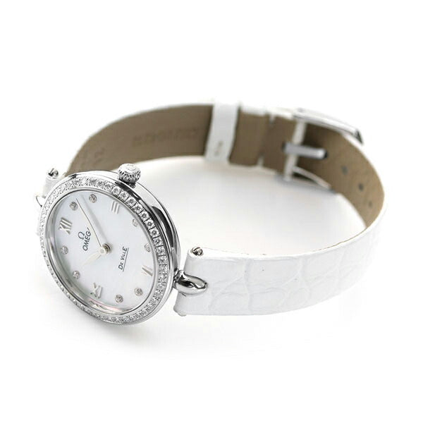 オメガ 時計 デビル プレステージ デュードロップ 27mm ダイヤモンド 424.18.27.60.55.001 レディース OMEGA 腕時計 ブランド 新品 424-18-27-60-55-001