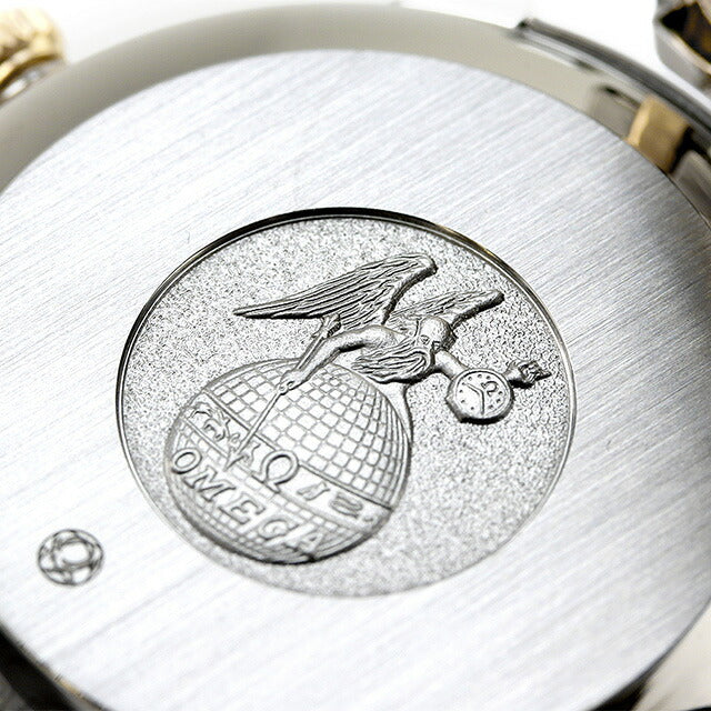 オメガ デビル プレステージ 37mm 自動巻き K18 腕時計 メンズ ダイヤモンド OMEGA 424.20.37.20.58.002 アナログ イエロー ゴールド スイス製 424-20-37-20-58-002