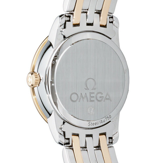 オメガ デ・ヴィル プレステージ 24.5mm クォーツ 電池式 腕時計 ブランド レディース ダイヤモンド OMEGA 424.25.24.60.55.001 アナログ ホワイトシェル 424-25-24-60-55-001