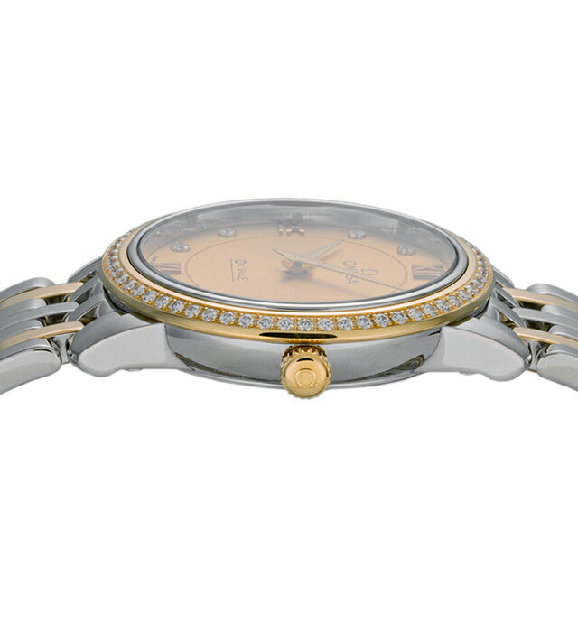 オメガ デ・ヴィル プレステージ 27.4mm クオーツ 腕時計 ブランド レディース ダイヤモンド OMEGA 424.25.27.60.58.001 アナログ 424-25-27-60-58-001