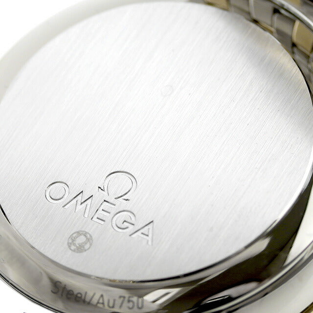 オメガ デビル プレステージ 37mm 自動巻き K18 機械式 腕時計 ブランド メンズ ダイヤモンド OMEGA 424.25.37.20.58.001 アナログ イエローゴールド スイス製 424-25-37-20-58-001
