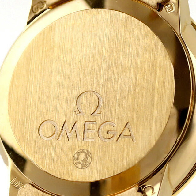 オメガ デ・ヴィル プレステージ 24.4mm クォーツ 電池式 腕時計 ブランド レディース ダイヤモンド OMEGA 424.55.24.60.58.001 アナログ イエロー 424-55-24-60-58-001