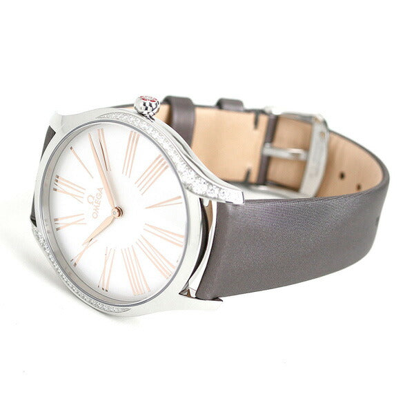 オメガ デビル トレゾア 39mm ダイヤモンド レディース 腕時計 ブランド 428.17.39.60.02.001 OMEGA シルバー×グレー 428-17-39-60-02-001