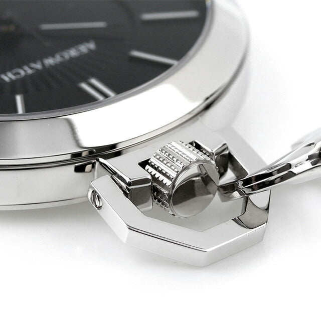 アエロウォッチ クオーツ 懐中時計 メンズ レディース ペンダントウォッチ AEROWATCH 42829 AA03 アナログ ブラック 黒 スイス製 記念品 プレゼント ギフト 42829-AA03
