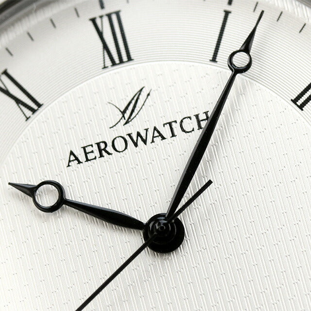 アエロウォッチ クオーツ 懐中時計 AEROWATCH 42830 AA01 アナログ ホワイト 白 スイス製 42830-AA01