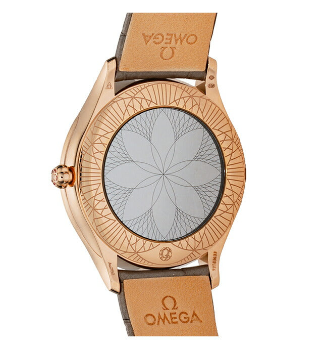 オメガ デ・ヴィル トレゾア 36mm クオーツ 腕時計 ブランド レディース ダイヤモンド OMEGA 428.58.36.60.13.001 アナログ ブラウン 428-58-36-60-13-001