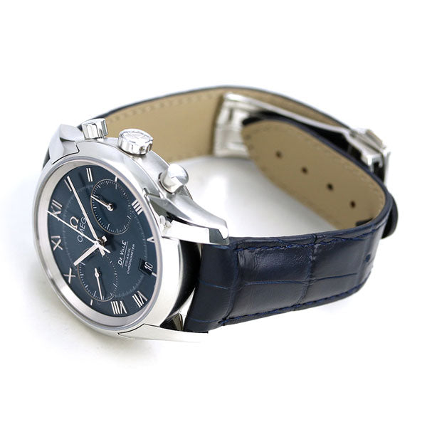 オメガ デビル コーアクシャル クロノグラフ 42mm 自動巻き 431.13.42.51.03.001 ブルー OMEGA 腕時計 431-13-42-51-03-001