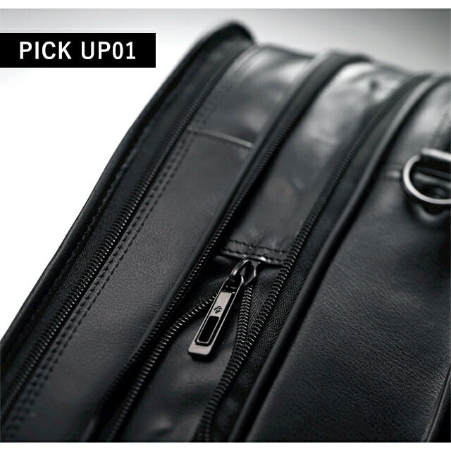 サムソナイト ビジネスバッグ メンズ ブランド LEATHER BUS CASES レザー 43118-1041 ブラック バッグ 43118-1041