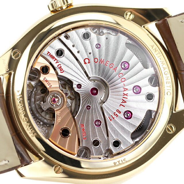 オメガ デ・ヴィル トレゾア 40mm 手巻き 腕時計 ブランド メンズ OMEGA 432.53.40.21.02.001 アナログ シルバー ブラウン スイス製 432-53-40-21-02-001