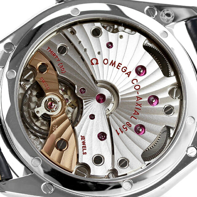 オメガ デ・ヴィル トレゾア 40mm 手巻き 腕時計 ブランド メンズ OMEGA 432.53.40.21.02.004 アナログ シルバー ブラック 黒 スイス製 432-53-40-21-02-004