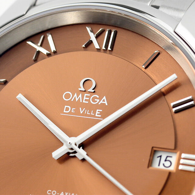 オメガ デビル アワービジョン 41mm 自動巻き 腕時計 ブランド メンズ OMEGA 433.10.41.21.10.001 アナログ ブラウン スイス製 433-10-41-21-10-001