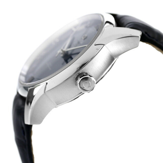 オメガ デ・ヴィル アワービジョン 41mm 自動巻き 腕時計 ブランド メンズ OMEGA 433.13.41.22.03.001 アナログ ブルー ネイビー スイス製 433-13-41-22-03-001