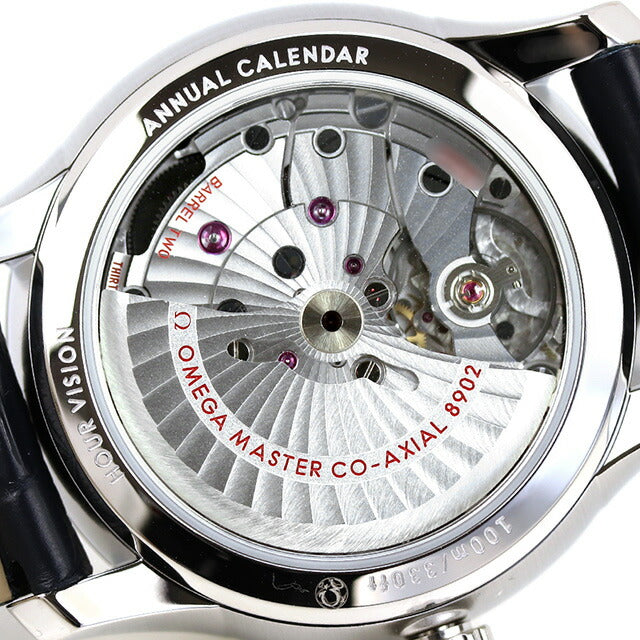 オメガ デ・ヴィル アワービジョン 41mm 自動巻き 腕時計 ブランド メンズ OMEGA 433.13.41.22.03.001 アナログ ブルー ネイビー スイス製 433-13-41-22-03-001