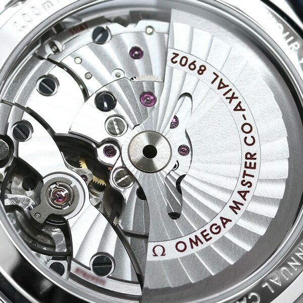 オメガ デビル アワービジョン コーアクシャル マスタークロノメーター アニュアルカレンダー 41mm 自動巻き 腕時計 ブランド 433.33.41.22.03.001 OMEGA ブルー 433-33-41-22-03-001
