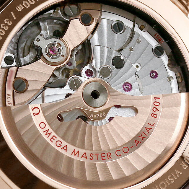 オメガ デビル アワービジョン コーアクシャル マスタークロノメーター 41mm 自動巻き K18 腕時計 ブランド メンズ OMEGA 433.53.41.21.02.001 433-53-41-21-02-001