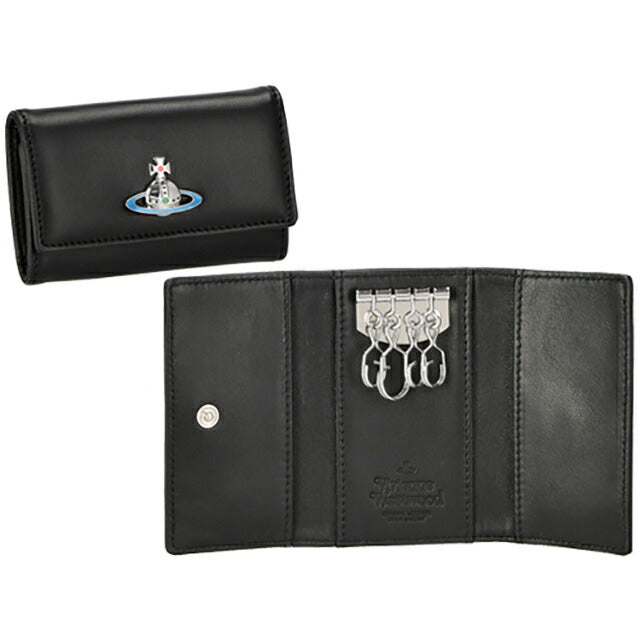 ヴィヴィアン・ウエストウッド キーケース レディース ブランド Vivienne Westwood 51020001 ブラック 51020001NAPPA-BLK-N403