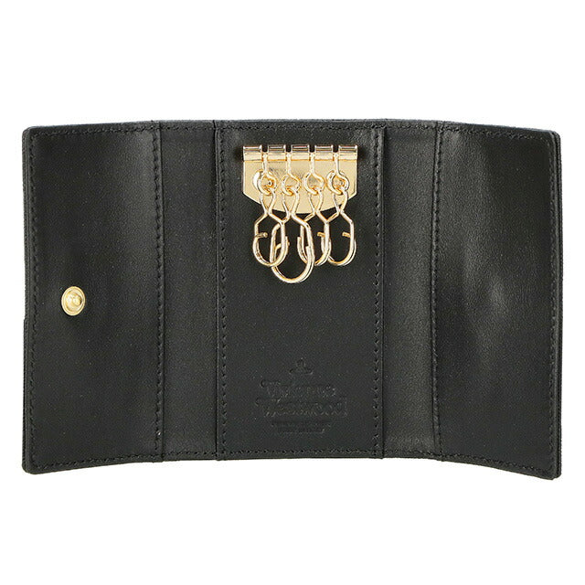 ヴィヴィアン・ウエストウッド キーケース レディース ブランド Vivienne Westwood 51020001 ブラック 51020001SAFF-BLK-N403