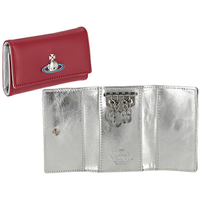 ヴィヴィアン・ウエストウッド キーケース レディース ブランド Vivienne Westwood 51020001 レッド 51020001NAPPA-RD-SV-H404