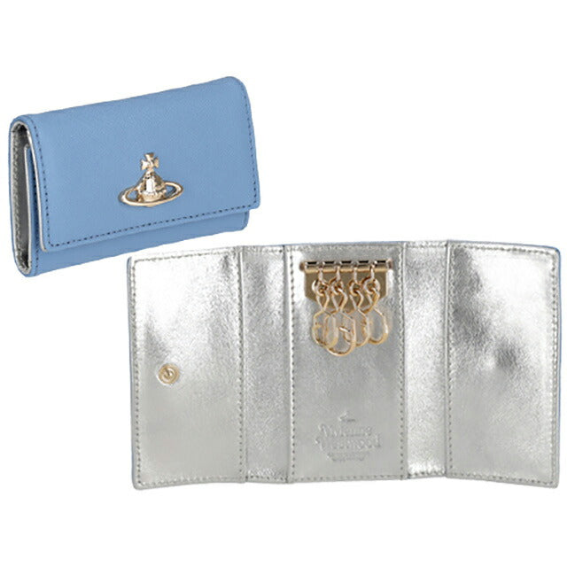 ヴィヴィアン・ウエストウッド キーケース レディース ブランド Vivienne Westwood 51020001 ライトブルー 51020001SAFF-LBL-K403