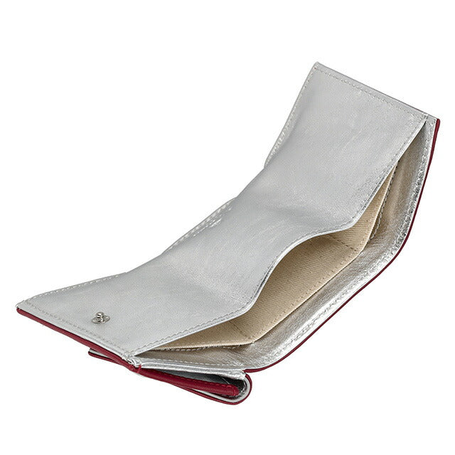 ヴィヴィアン・ウエストウッド 三つ折り財布 レディース ブランド Vivienne Westwood 51150009 レッド/シルバー 51150009NAPPA-RD-SV-H404