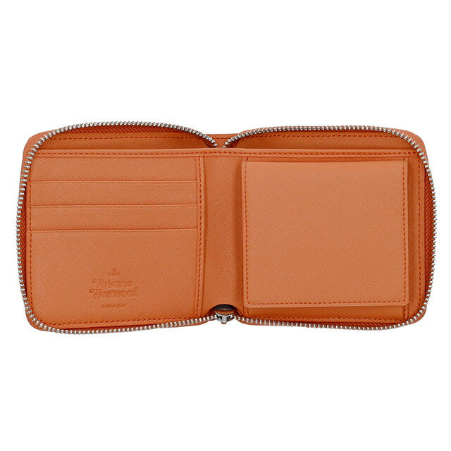ヴィヴィアン・ウエストウッド 二つ折り財布 レディース ブランド Vivienne Westwood 51010043U オレンジ 51010043USAFFBI-ORG-F401