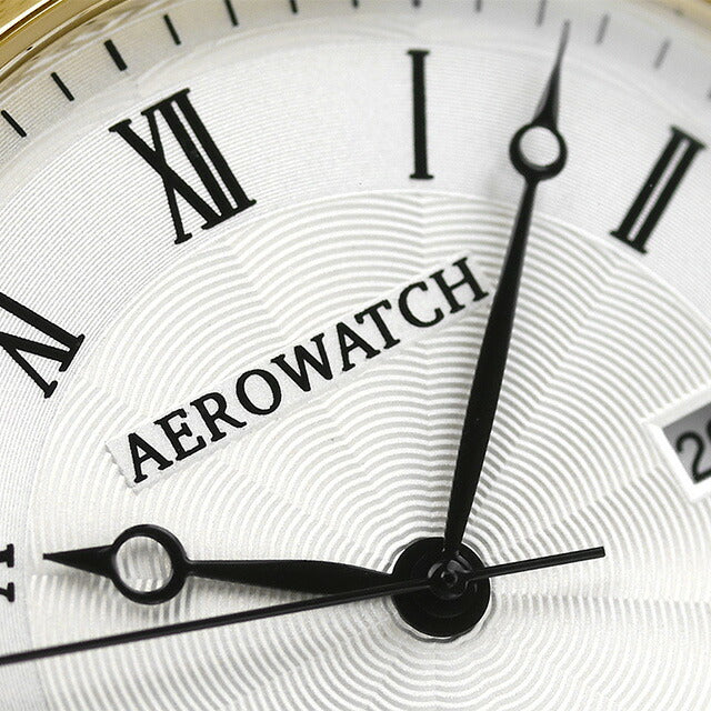 アエロウォッチ クオーツ 懐中時計 AEROWATCH 45828-JA01 ホワイト 白 スイス製 記念品 プレゼント ギフト 45828-JA01