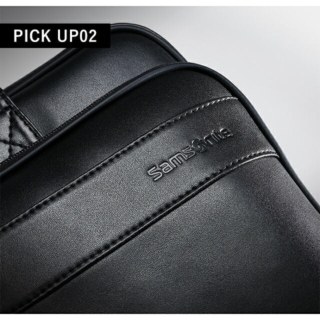 サムソナイト ビジネスバッグ Samsonite LEATHER BUS CASES ビジネスカバン パソコンバッグ PCバッグ リクルートバッグ 本革 48073-1041 Black 記念品 ギフト 48073-1041