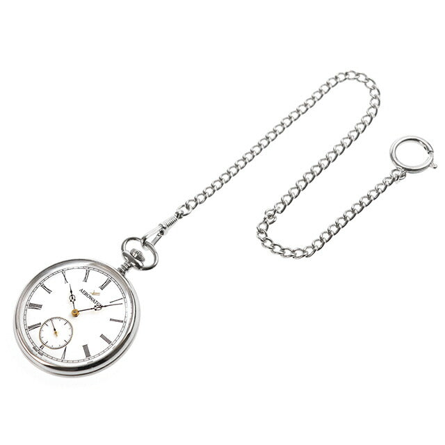 アエロウォッチ 手巻き 懐中時計 ブランド メンズ レディース AEROWATCH 50832-AA03 アナログ ホワイト 白 スイス製 50832-AA03
