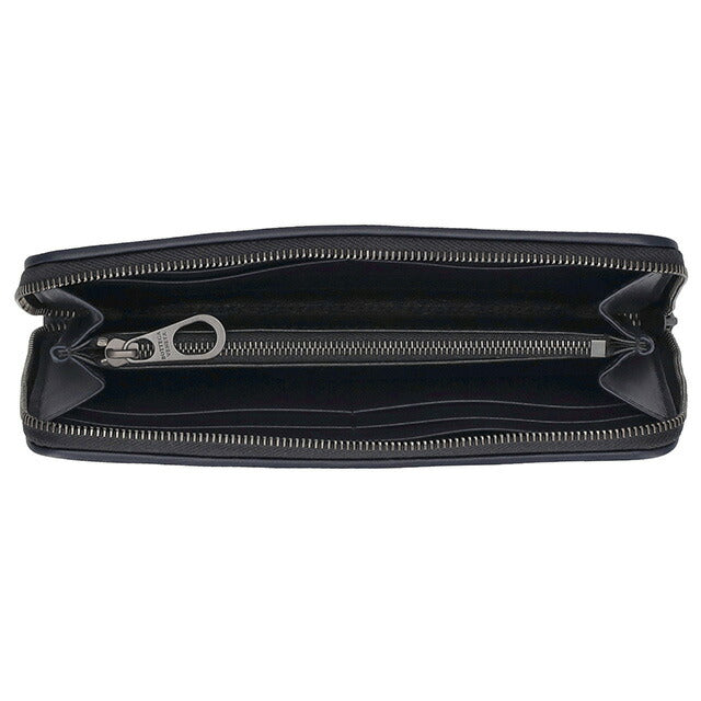 ボッテガ・ヴェネタ 長財布 メンズ レディース ブランド BOTTEGA VENETA イントレチャート レザー 510643 V47W1 8996 ネイビー 510643-V47W1-8996