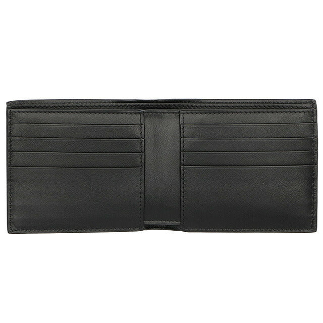 ボッテガ・ヴェネタ 二つ折り財布 メンズ ブランド BOTTEGA VENETA 605721 VMA82 8803 ブラック 605721-VMA82-8803