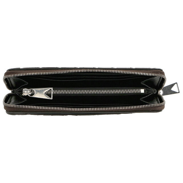 ボッテガ・ヴェネタ 長財布 メンズ ブランド BOTTEGA VENETA 639856-VCPQ7 ダークブラウン/ブラック 639856-VCPQ7-2138