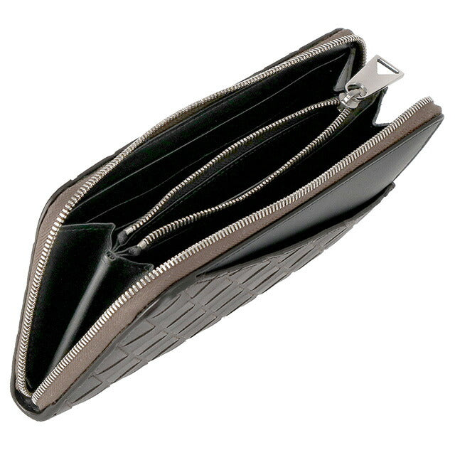 ボッテガ・ヴェネタ 長財布 メンズ ブランド BOTTEGA VENETA 639856-VCPQ7 ダークブラウン/ブラック 639856-VCPQ7-2138