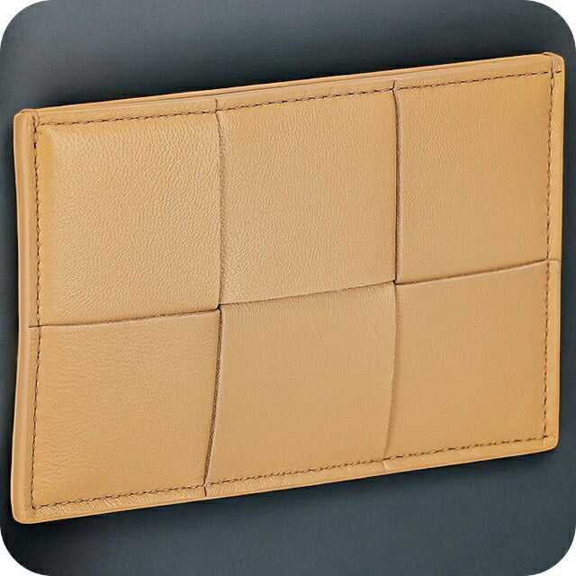ボッテガ・ヴェネタ カードケース レディース ブランド BOTTEGA VENETA マキシイントレチャート 651401 VCQC4 2700 ベージュ 651401-VCQC4-2700