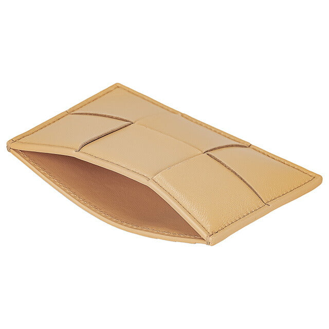 ボッテガ・ヴェネタ カードケース レディース ブランド BOTTEGA VENETA マキシイントレチャート 651401 VCQC4 2700 ベージュ 651401-VCQC4-2700
