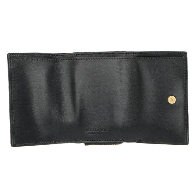 ボッテガ・ヴェネタ 三つ折り財布 メンズ レディース ブランド BOTTEGA VENETA 690568-V3UH2 ブラック 690568-V3UH2-8425