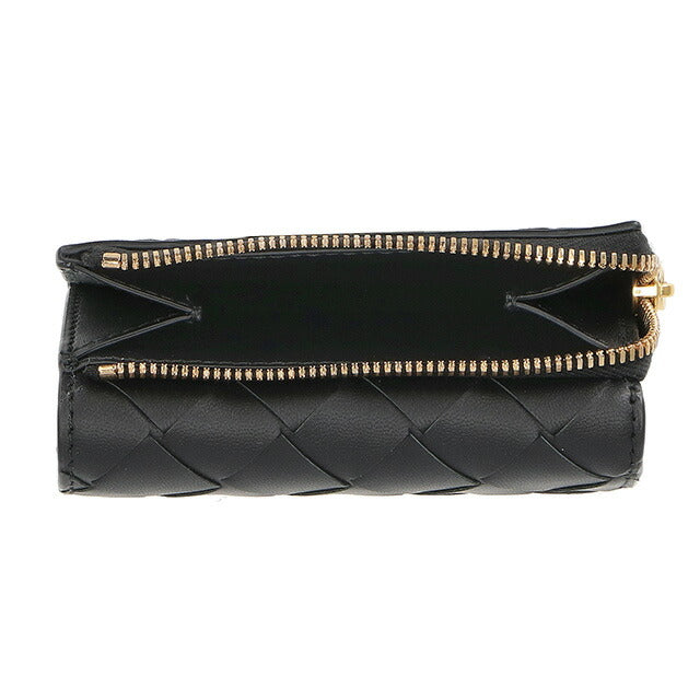 ボッテガ・ヴェネタ 三つ折り財布 メンズ レディース ブランド BOTTEGA VENETA 690568-V3UH2 ブラック 690568-V3UH2-8425