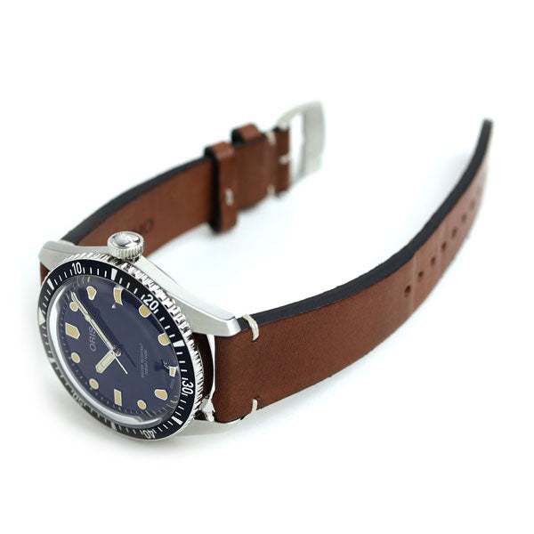 オリス 腕時計 ダイバーズ 65 40mm 01 733 7707 4055-07 5 20 45 ORIS 時計 自動巻き 新品 733-7707-4055LBR