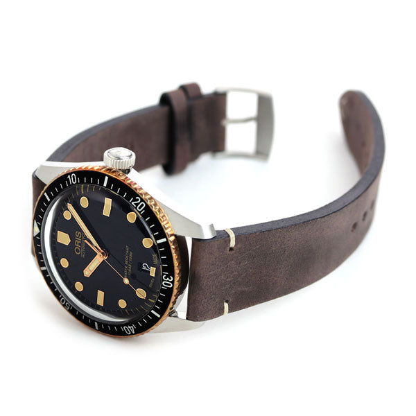 オリス 腕時計 ダイバーズ 65 40mm 01 733 7707 4354-07 5 20 55 ORIS 時計 自動巻き 新品 733-7707-4354LBR